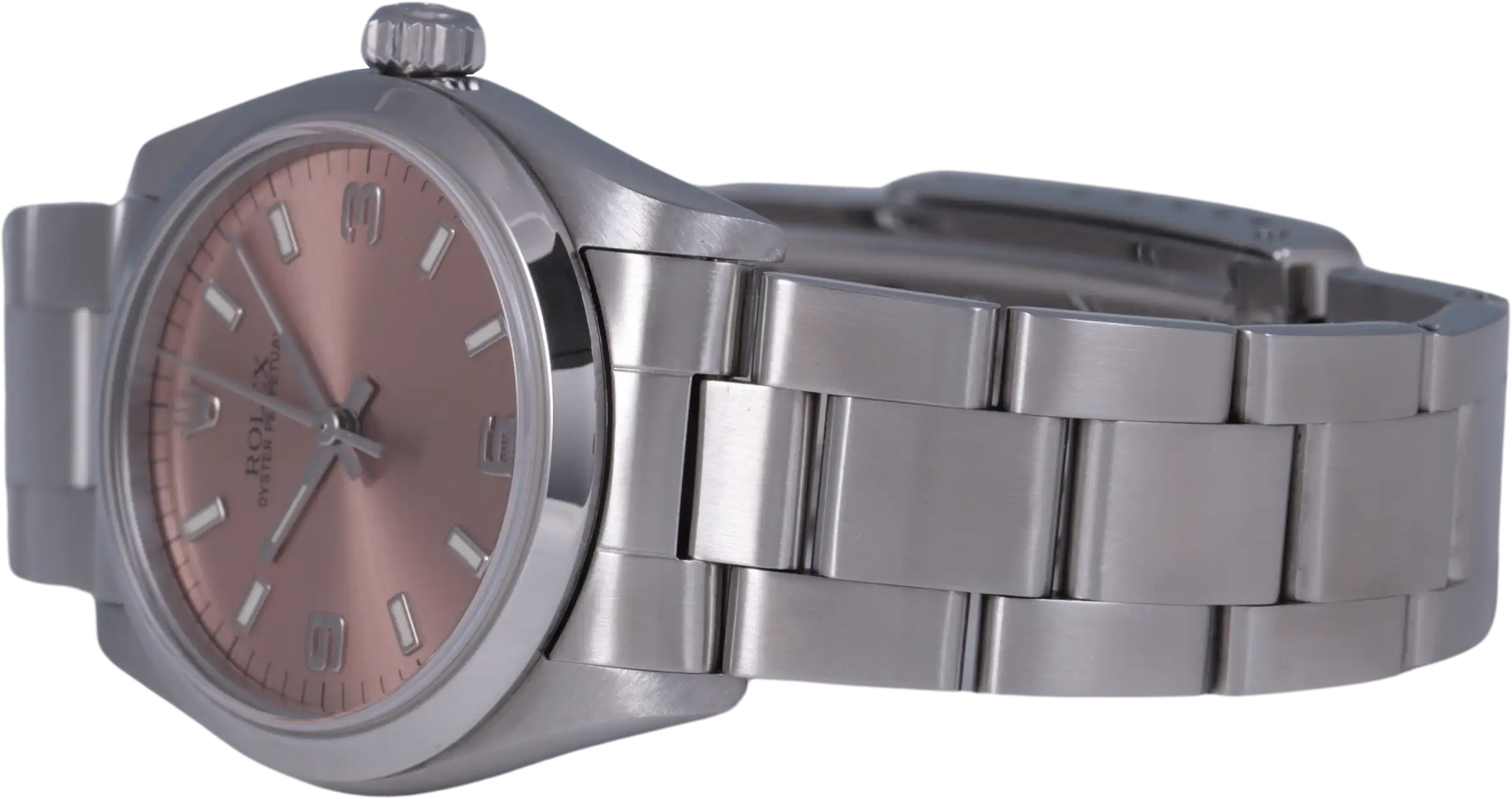 Rolex Oyster Perpetual 31 Sunburst Salmon 77080